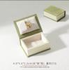 Flip Cover Book Shaped Jewelry Display Box Earrings Ring Necklace Pendant Jewelry Organizer Portable Travel Jewelry Holder