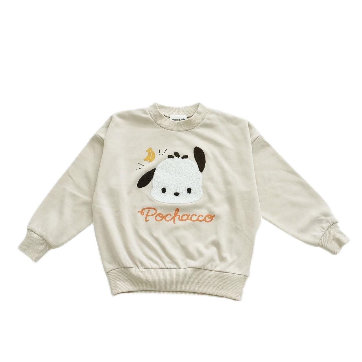 Детская толстовка Sanrio Pochacco, размер S, с вышивкой сагара, 110,