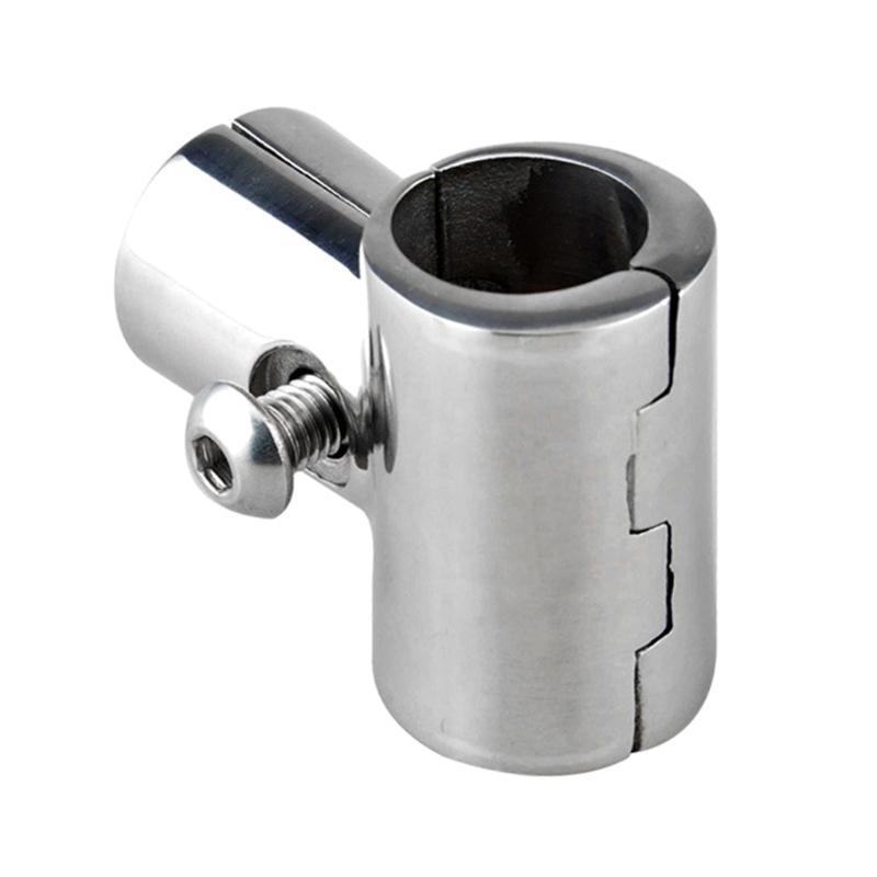 Marine Handrail T Fitting Steel 90 Degree Connector Steel Handrail Tees Joint Boating Accessory 90 Degree Tube Connector