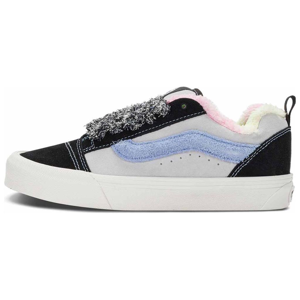 Vans Knu Skool Comfortable Versatile Trendy Durable Lightweight Low-Top Skate Shoes Unisex Sneakers Black Gray VN0009QCRNC