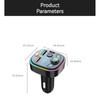 Auto Bluetooth 5.0 FM vysílač Handsfree Q6 Autorádio Nabíječka Adaptér Přehrávač Rychlý USB Modulátor MP3 Rádio Zapalovač