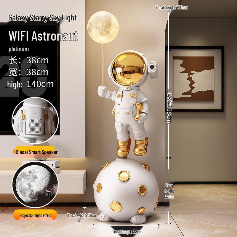 

Проектор-астронавт Xiaoai: Умная колонка и световой орнамент