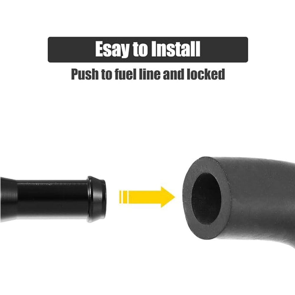 AN6 To 5/16 Inch 8MM Push On Barb Fitting Hose Fuel / Oil / Gas / Water Anti-Leak