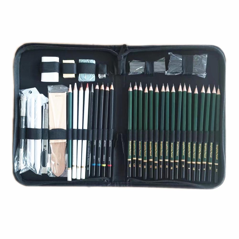 Sketch and Color Set: 35/71/145 Sketch Pencils, 72/120/180 Colored Pencils, 33/42/83/182 Drawing Pens