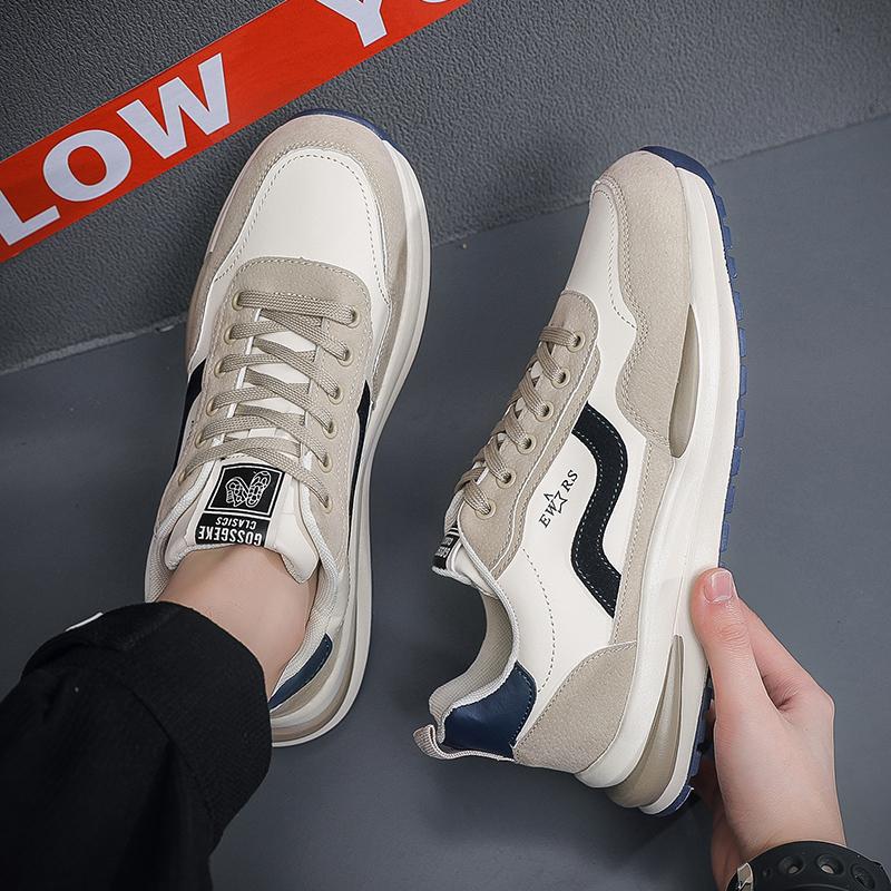 Men's casual sports shoes four seasons fashion trendy shoes outdoor running shoes non slip soft sole comfortable male sneakers