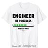 Men's Clothing Street T-shirt Clothes Engineer In Progress Print Cotton Tshirt Summer Harajuku Streetwear Fitness T Shirt Tops