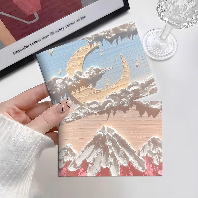 Oil Painting Leather Driver's License & Registration Protective Case