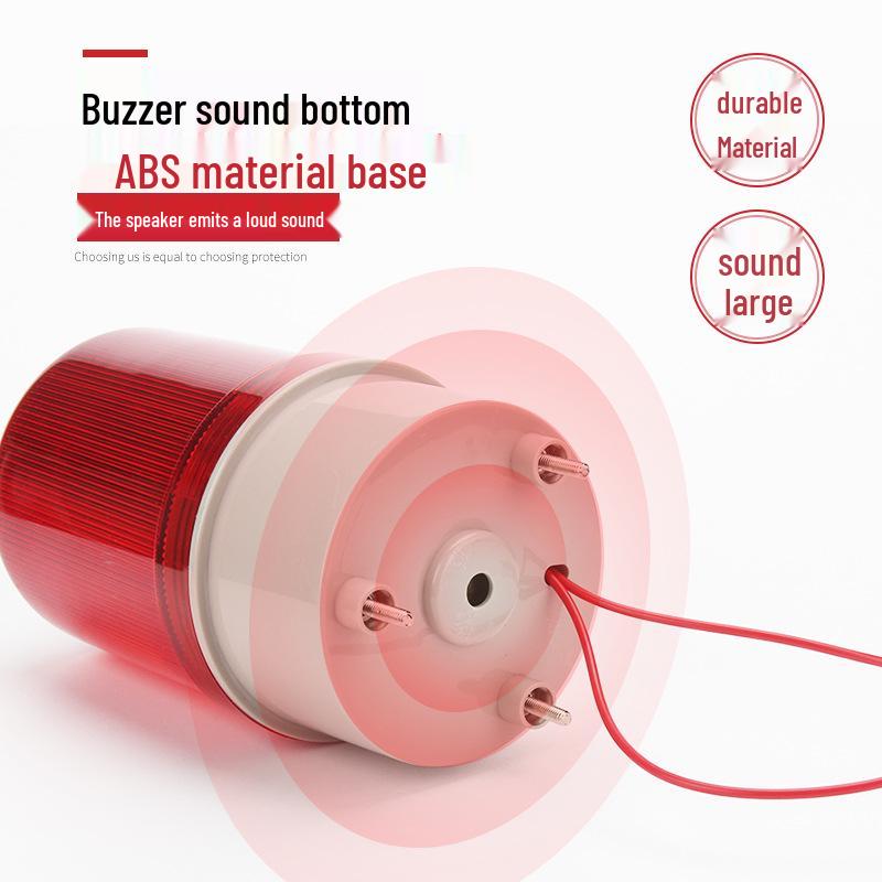 LTD-1101J Rotating Strobe Sound and Light Alarm, 220V/24V Magnetic Warning Light
