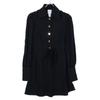 PATOU DR14201679998 Black Gold Buttons dress 34 blackUsed