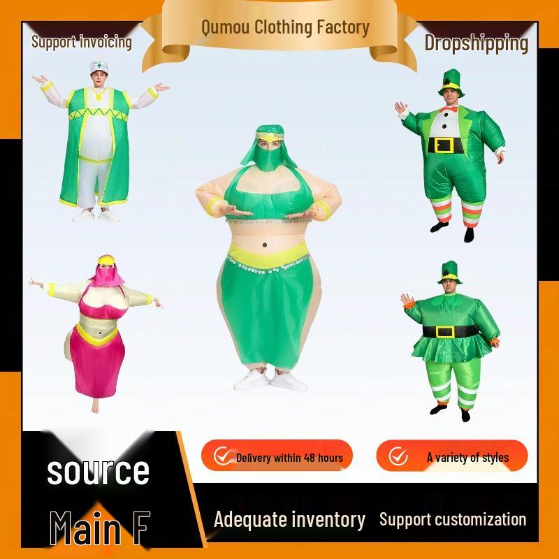 Halloween Cosplay Princess Inflatable Costume for Stage Performance