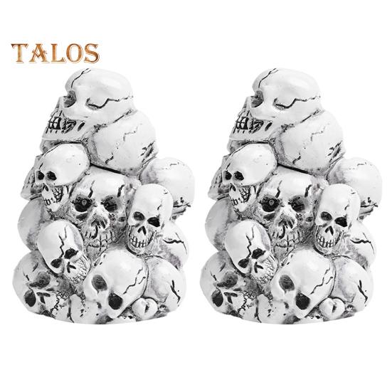 1/2Pcs Toilet Bolt Cover Decoration Easy Installation Skull Shape Design Hide Ugly Bolts Toilet Screw Cover