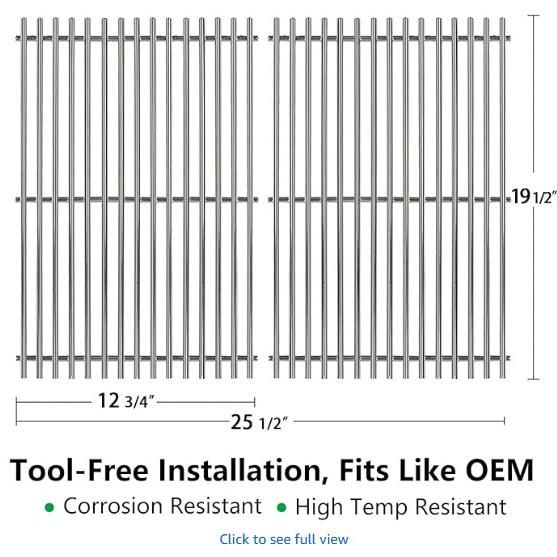 

Stainless Steel Grill Rack & Baking Cooling Net for Outdoor and Home Use Square