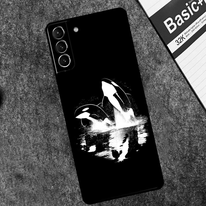 Killer Whale Orca Case For Samsung Galaxy S26 S25 S24 Ultra S20 FE S21 S22 S23 Plus S10 S25 FE Cover Couqe