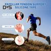 Patella Knee Strap Pain Relief Patellar Tendon Support Strap Silicone Knee Band Brace for Running Fitness Stairs Climbing Basketball