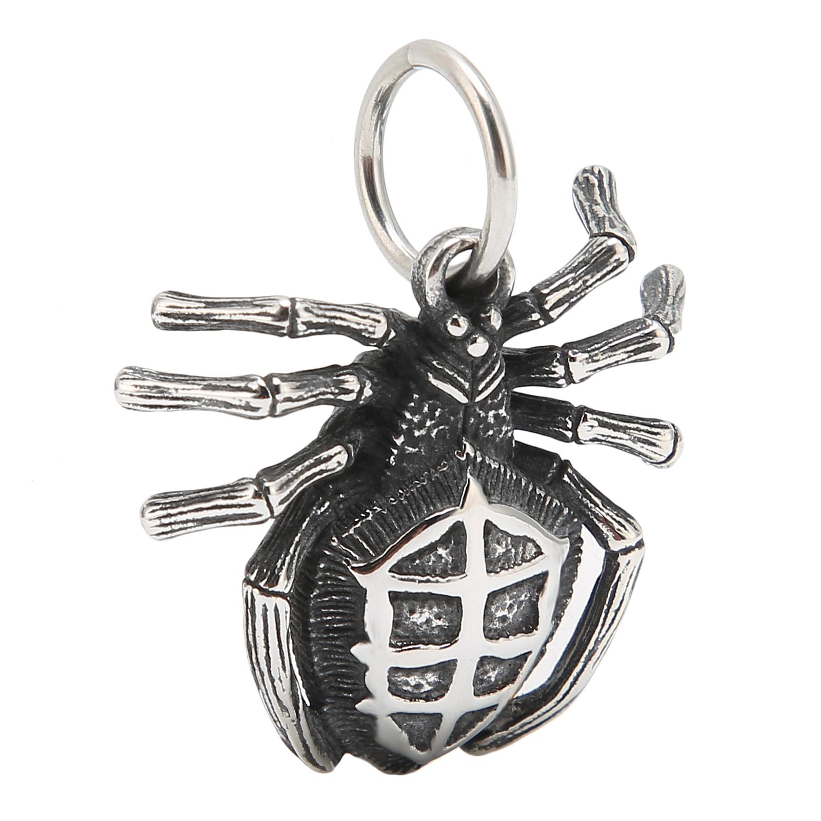 

Clip On Charm Pendants Spider Shape Zipper Pendant DIY Jewelry Supplies for Senior