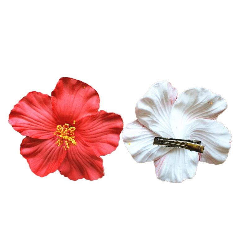 Hawaiian Colorful Flower Hair Clip For Women Girls Romantic Bohemian Flower Side Bangs Clip Bb Hair Clips Hair Accessories