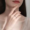 Simple women's ring, seven-star row ring, fashionable versatile tail ring, index finger ring, jewelry.