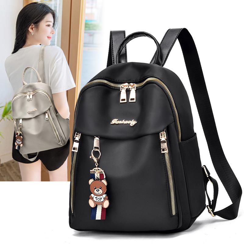 Backpack Women's 2025 New Trendy Oxford Cloth Backpack Fashion Large Capacity School Bag Women's Bag