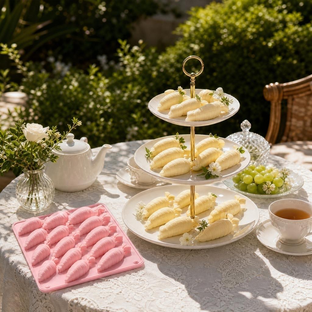 Silicone Mold for Baking Multi-Cavity Fruit Vegetable French Dessert Mousse Cake Food Grade Flexible Non-Stick Baking Mold Tray