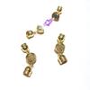 Versatile Magnetic Silk Scarf Buckle: Retro Round Design with Nail-Free High-End Feel