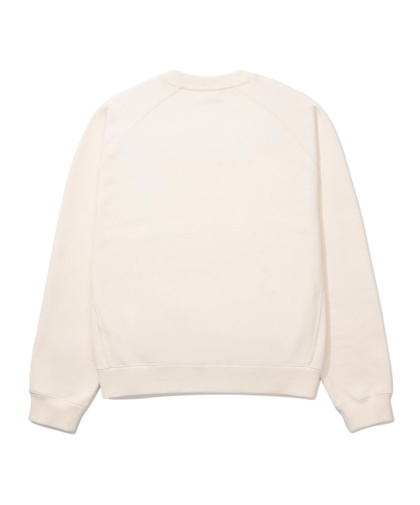 COVERNAT WOMAN Oversized Raglan Heavy Terry Sweatshirt Ivory