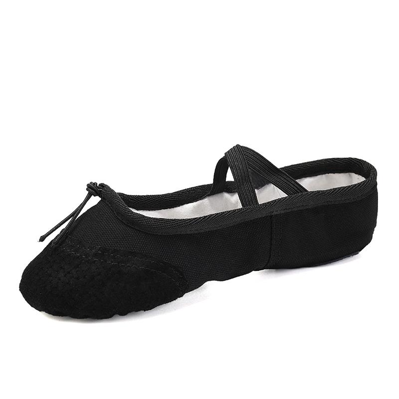 Girls Ballet Dance Shoes Adult Soft Canvas Dance Shoes Women Ballerina Practice Shoes