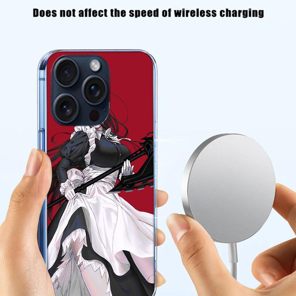 Albedo Overlord Clear Phone Case For Iphone 17 Air 16 Pro Max 15 Pro 14 Plus 17E 16E 11 13 12 Mini Cover Cases Fundas Cell TPU C