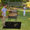 Extra Große Feuerfeste Terrassenschützer für BBQ-Grillen Wasserdichte Doppelseitige Grillmatte Übergröße Feuerfeste Matte