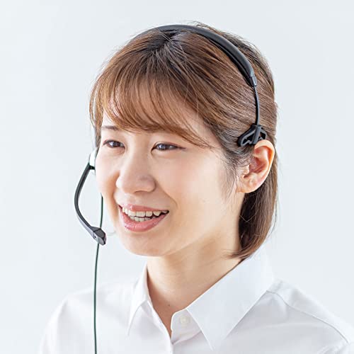 SANWA SUPPLY USB Headset MM-HSU19BK