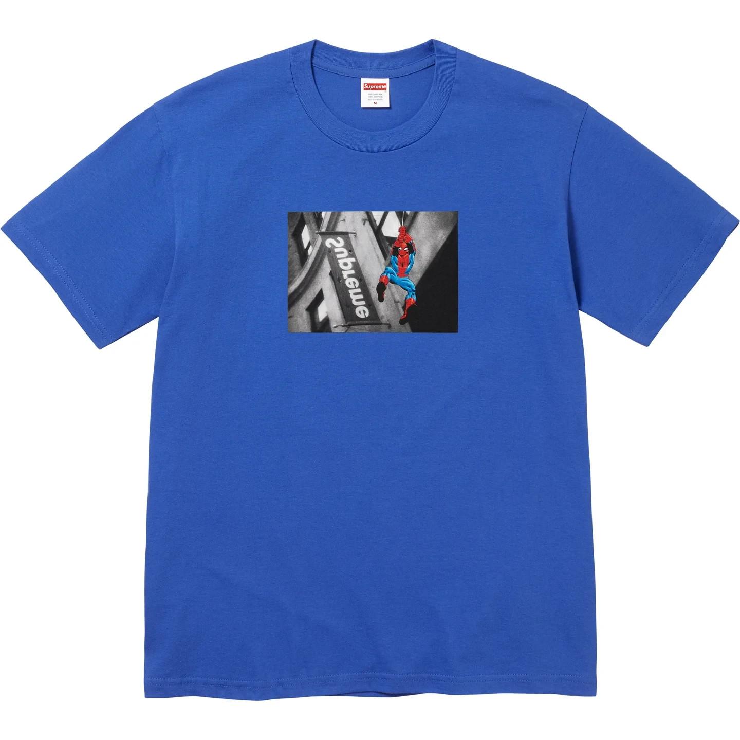 769955 Supreme x Spider-Man Tee Royal M