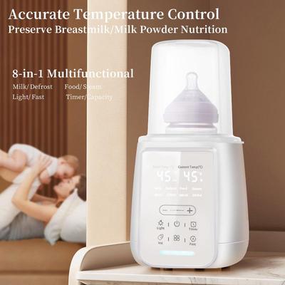 Portable Smart Baby Bottle Heater & Sterilizer - Multi-Functional Milk Warmer with Constant Temperature Control