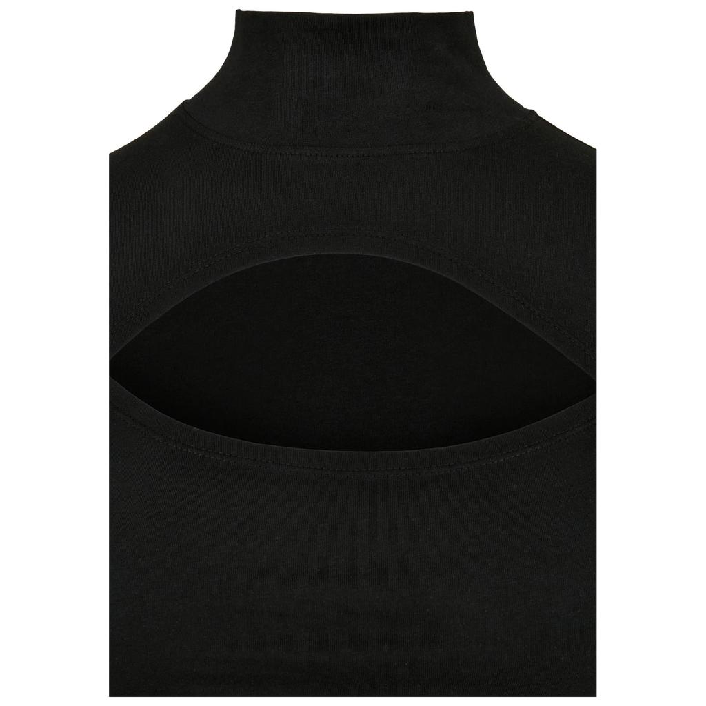 Urban Classics Womens/Ladies Cut Out Turtle Neck Long-Sleeved Top