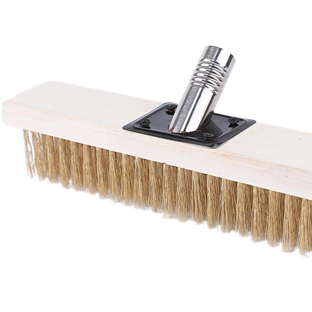 Floor Scrub Brush Head Cleaning Brush,Tile Scrubber Brush Thread Fitting for Bathroom Driveway Deep Grooves Bar Swimming Pool
