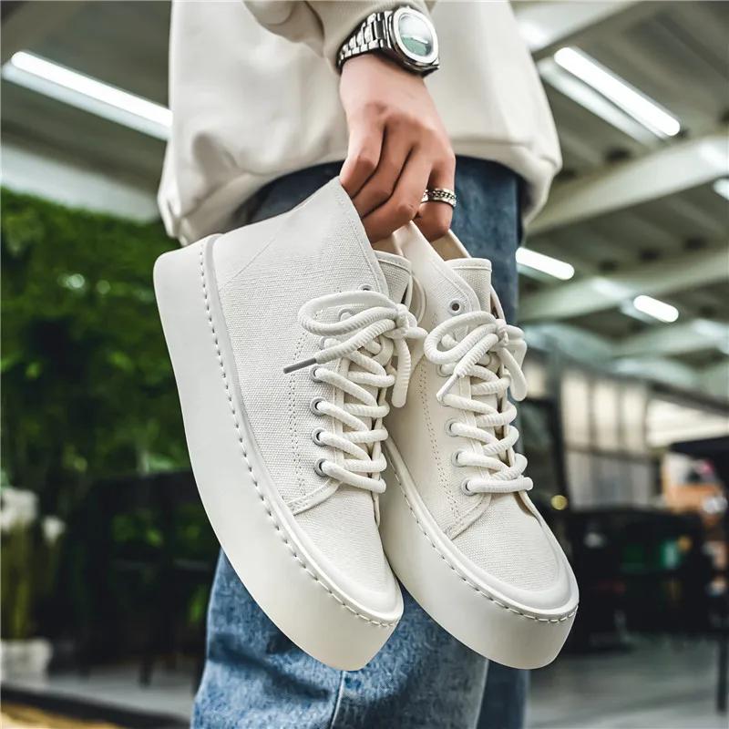 Canvas Skateboard Casual Sneaker Shoes for Men Loafers Men's Sneakers Sports and Leisure Non-slip Apring and Autumn Fashion