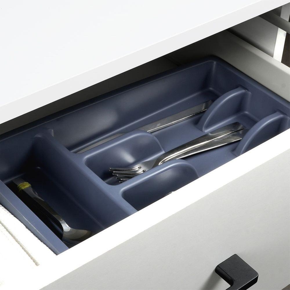 Organizer Schubladeneinsatz Küchenbehälter für Besteck Messer Werkzeuge