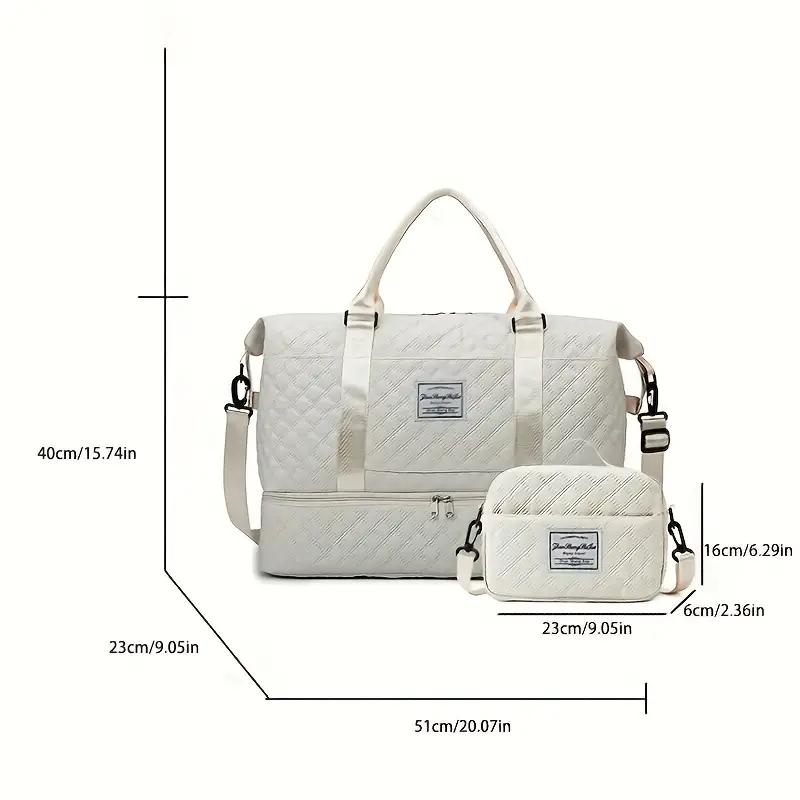 Borse da donna Borse da viaggio di grande capacità Borsa da viaggio impermeabile Borsone da viaggio Borse da fitness per yoga da donna con scomparto per scarpe