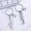 Simple Fashion 2pc/Set Our First Home Housewarming Gift Stainless Unisex Couple Keychain