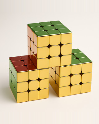 Cyclone Boy Galvanický proces Magnetická 3x3 Magic Cube Professional SpeedCube Cubo Magico Puzzle Hračka Pro děti Dětský dárek