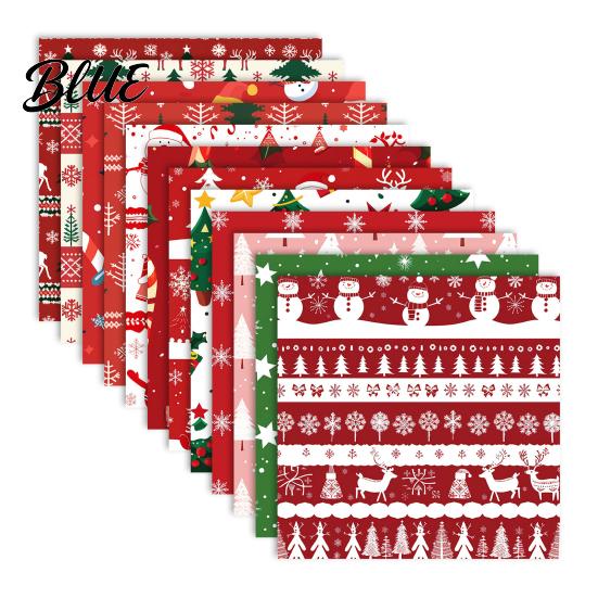 Handmade Greeting Card Supplies 12 Sheet Christmas Scrapbook Paper Winter Holiday Craft 5.9 x Inch Tree Snowflake Paper Snowman Decorative Cardstock