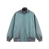 Autumn Men'S Colorful Satin Flight Jacket American Trend Stand-Up Jacket Loose Top