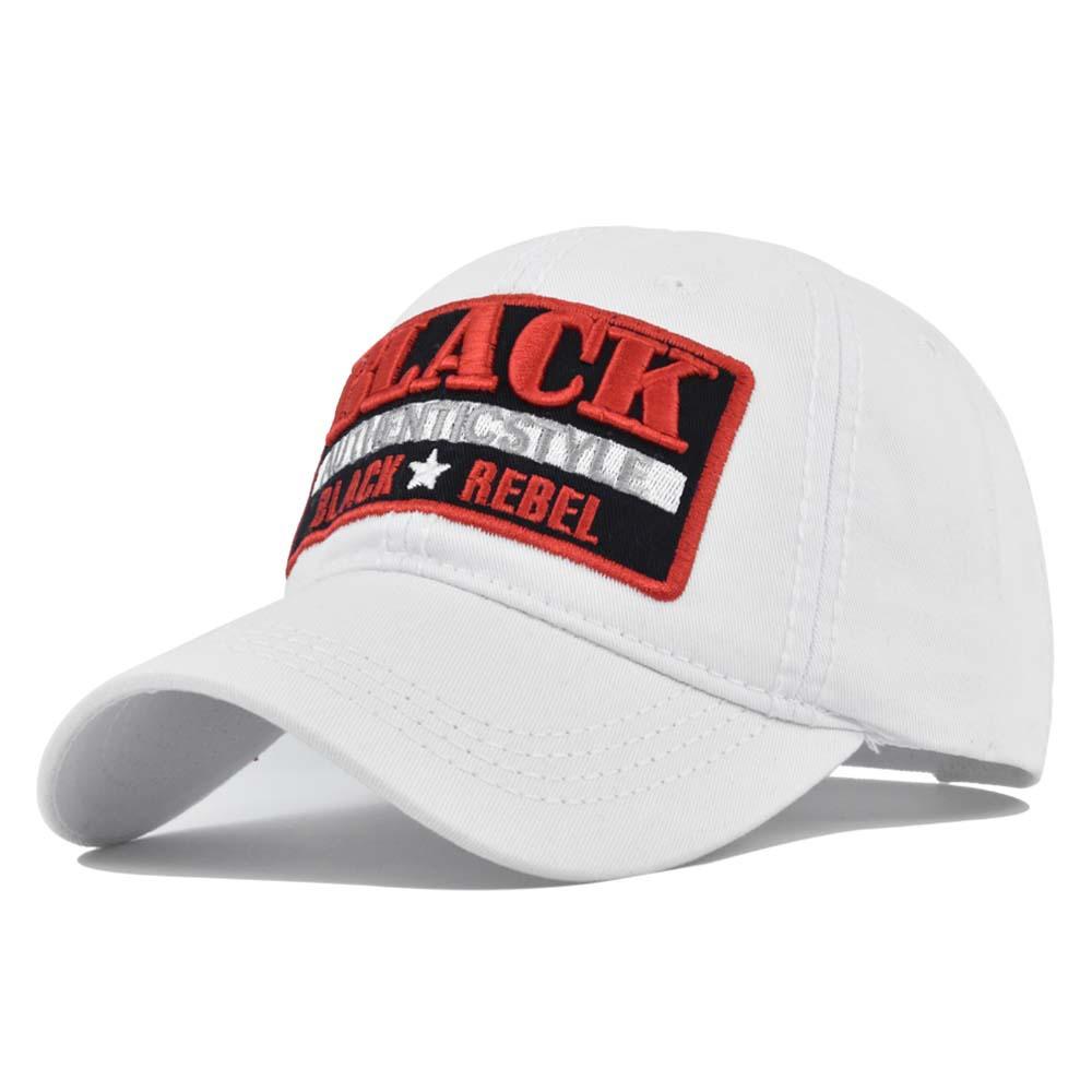 

Peaked Cap Embroidered Animal Pattern Baseball Hat Sun Breathable Protection білий