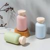 Travel-Friendly Flip-Top Squeeze Bottles for Shampoo & Shower Gel - Portable, Refillable Wash Care Set