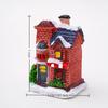 Christmas Ornament Mini Small House Luminous Used For Holiday Home Decor Christmas Tree Party Acesssories Desktop Ornament Gift