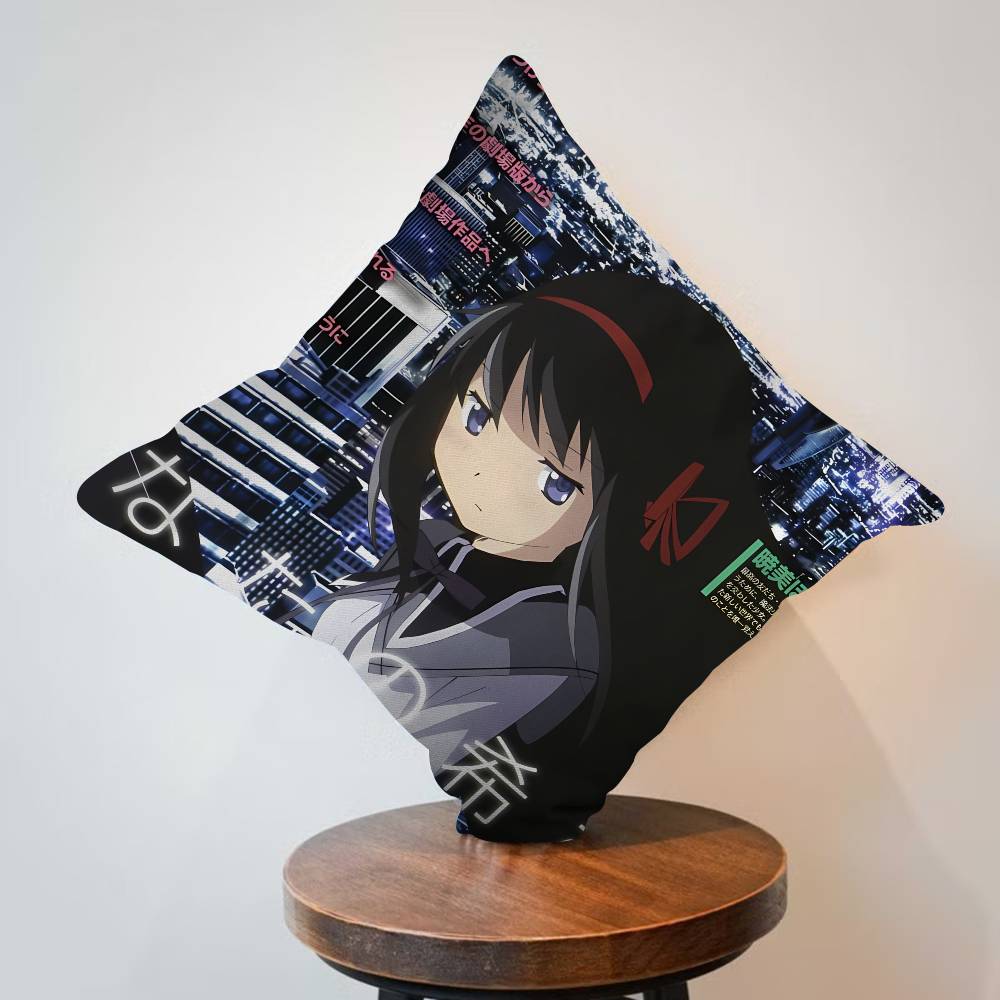 Cartoon Figure Akemi Homura Cushion Cover Decorative Pillow Sofa Home Decor case pillow cases