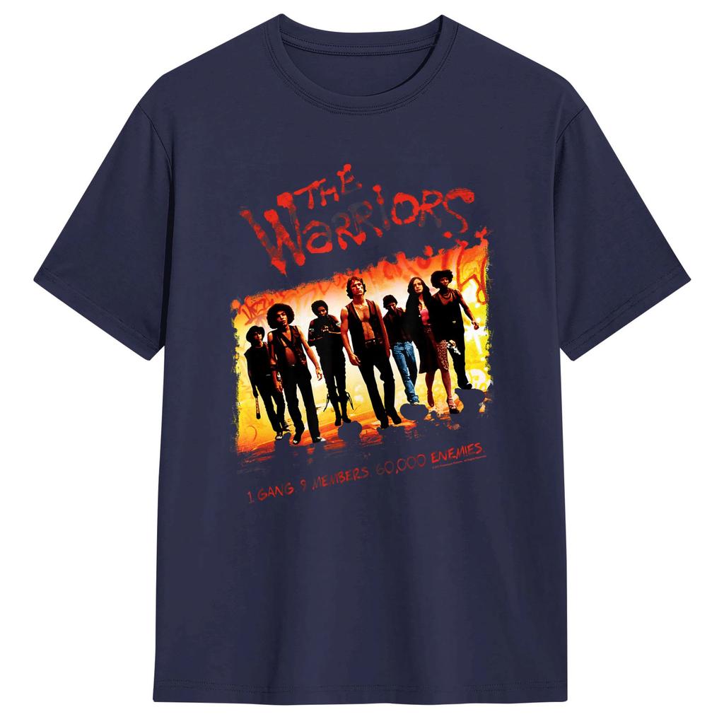 The Warriors T Shirt Summer Cotton T Shirts For Unisex Harajuku Printed Tshirt Short Sleeve Vintage Tees