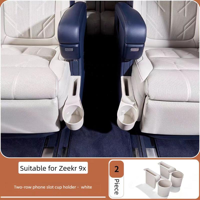 For Zeekr 9X middle row seats side phone slots silicone pads second row storage boxes water cup holders automotive parts