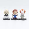 10 Pcs / Set Horror Film Series Jason Michael Chucky Scary Clown Action Figure Toys Pvc Model Halloween Gift Figurine Doll Gifts