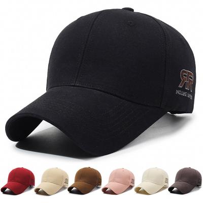 Schwarze Baseballkappe Herren Bestickte Kappe Damen Sportkappe Frühling Herbst Sonnenschutz Sonnenhut