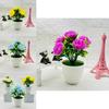 Realistic Rose Flower Decor With Injection Molding For Office And Living Room