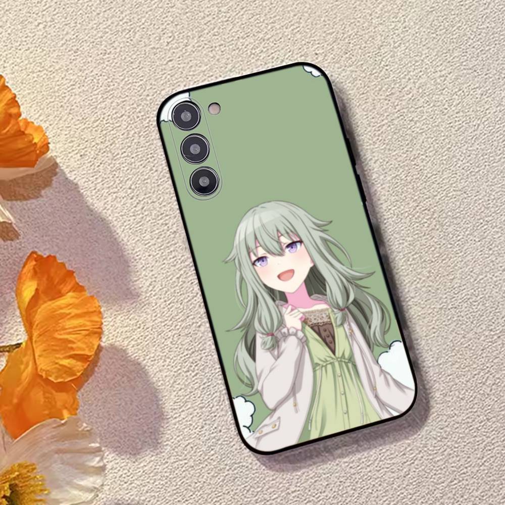 Game Project Sekai N-Nene Kusanagi Phone Case Black Silicone Soft For Samsung Galaxy A73,A72,A71,A70,A53,A52,A51